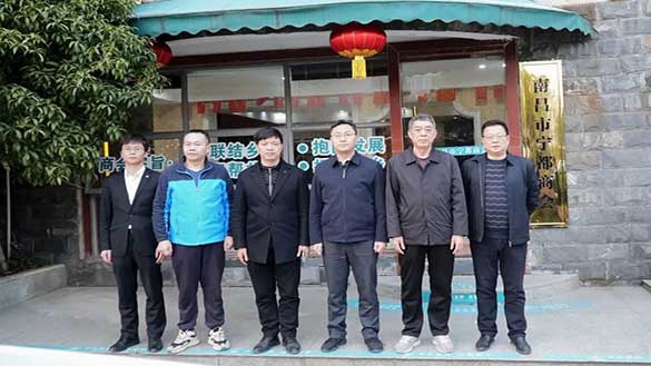 寧都縣委副書記、副縣長黃海一行蒞臨南昌寧都商會指導工作